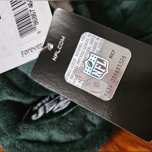 NWT NFL Jets FOCO Baby/Toddler Ankle Top Slippers - Picture 7 of 11